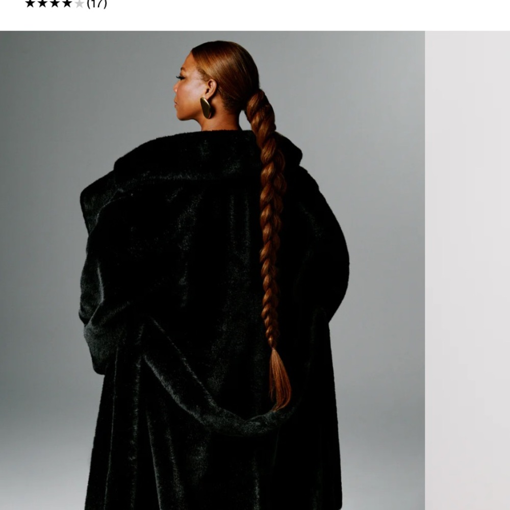 Vegan fur coat